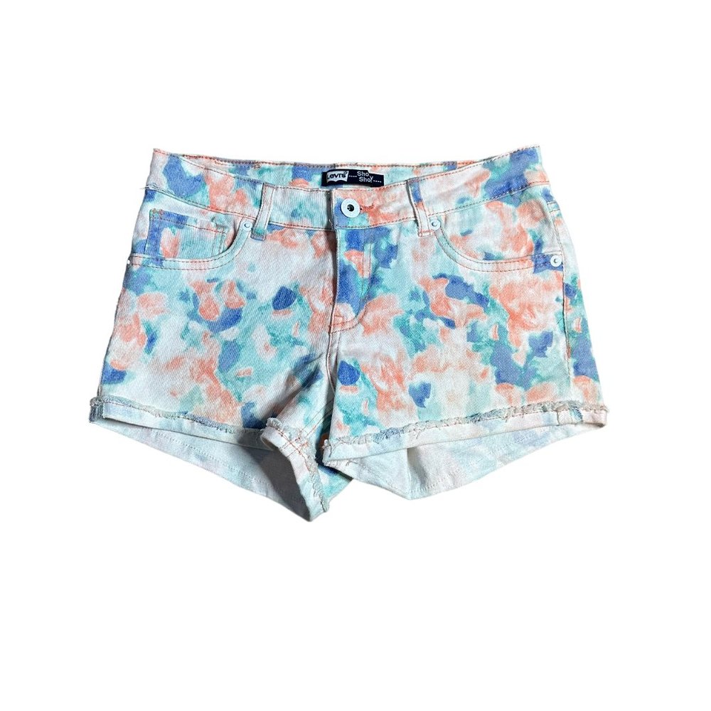 Levis Multi Color Shorty Shorts